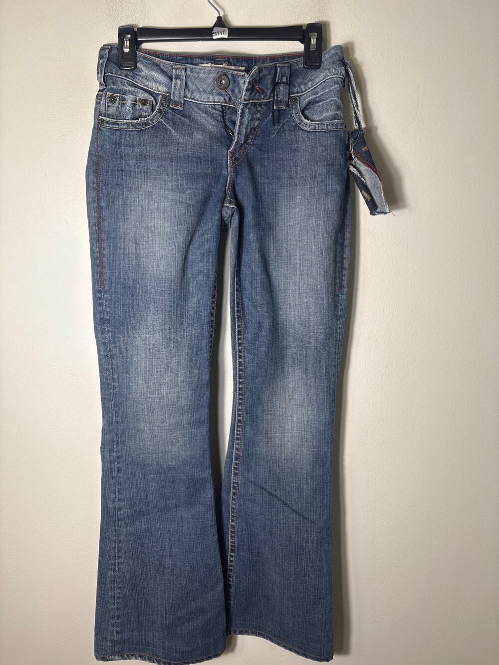 NWT 1921 Western Glove Works Medium Wash Flare Let Blue Jeans Sz 26/34